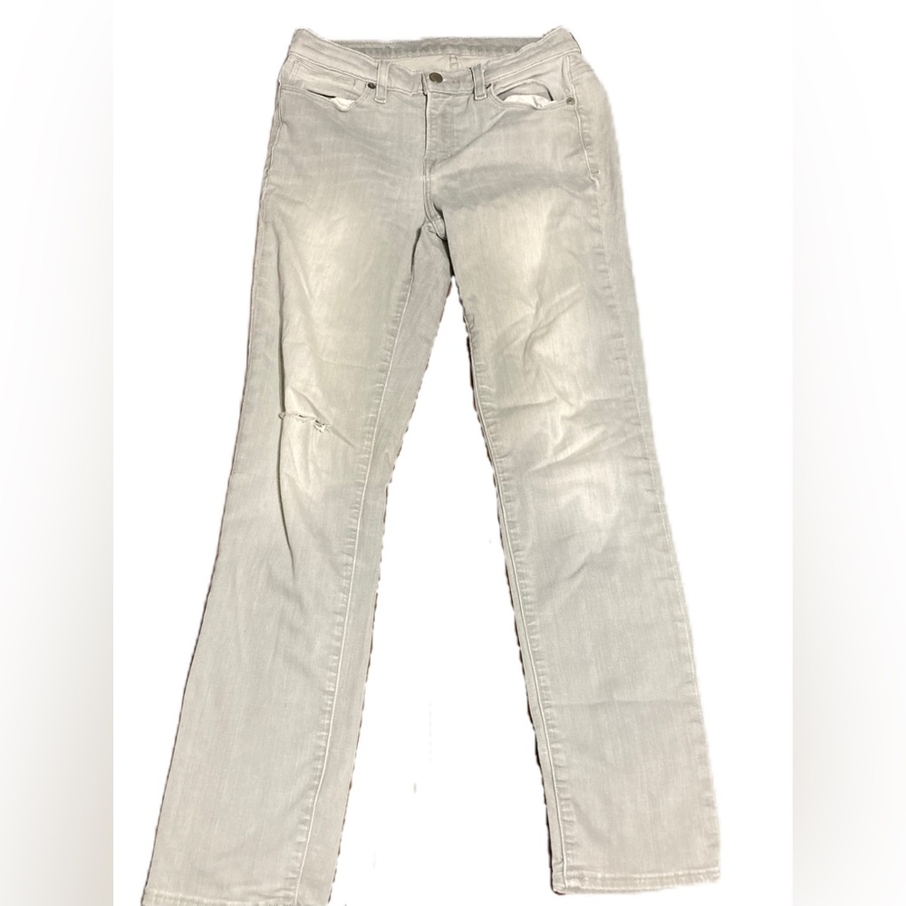 CK gray ripped jeans